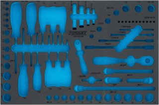 HAZET 2-Komponenten Weichschaumeinlage 163-53LN ∙ L x B: 519 mm x 342 mm Bild 1