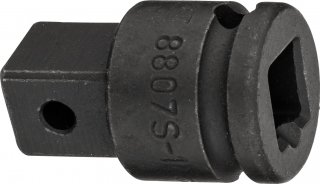 HAZET Vergrößerungsstück 8807S-1 ∙ 3/8 Zoll (10 mm) Vierkant hohl ∙ 1/2 Zoll (12,5 mm) Vierkant massiv ∙ 22 mm Bild 1