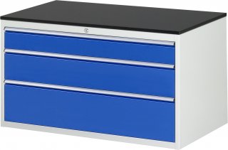 Schubladenschrank XXL3.16 | B1145xT650xH640mm | M-Top-22mm | 3xSchublade-VA Bild 1