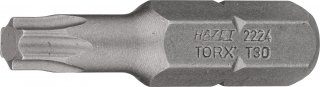 HAZET Bit 2224-T30 ∙ 5/16 Zoll (8 mm) Sechskant massiv ∙ Innen TORX® Profil ∙ SW T30 Bild 1