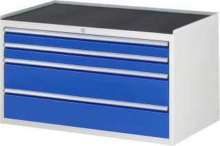 Schubladenschrank XXL3.1 | B1145xT650xH645mm | MT-Top-25mm | 4xSchublade-VA Bild 1