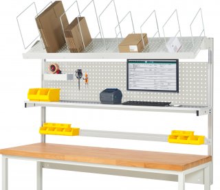 System-Aufbau - Komplettset 03 | für Produktbreite 2000 mm | RAL7035/RAL7035 Bild 1