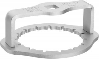 HAZET Ölfilterschlüssel 2169-12 ∙ 1/2 Zoll (12,5 mm) Vierkant hohl ∙ Rillenprofil ∙ SW 74 mm Bild 6