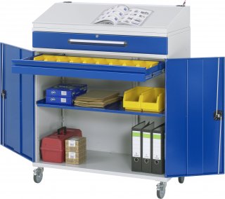 Beistellschrank Stehpult 03 | B1100xT520xH1110/1220mm | mobil Bild 1