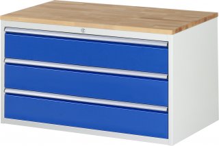 Schubladenschrank XXL3.0 | B1145xT650xH645mm | B-Top-25mm | 3xSchublade-VA Bild 1