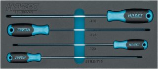 HAZET Schraubendreher Satz ∙ TORX® 163-380/4N ∙ Innen TORX® Profil ∙ 4-teilig ∙ T15 ∙ T20 ∙ T25 ∙ T30 Bild 1