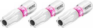 HAZET Bit 2223N-T40H/3 ∙ 1/4 Zoll (6,3 mm) Sechskant massiv ∙ Tamper Resistant TORX® Profil ∙ 3-teilig ∙ SW T40H Bild 3