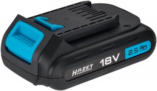 HAZET Li-Ionen-Akku ∙ 18 Volt ∙ 2,5 Ah (Amperestunden) 9212-02 Bild 1