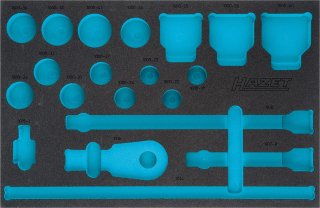 HAZET 2-Komponenten Weichschaumeinlage 163-406L ∙ L x B: 519 mm x 342 mm Bild 1