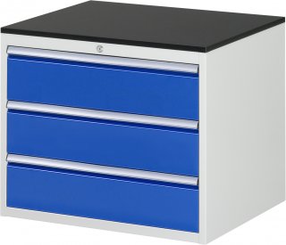 Schubladenschrank XL3.0 | B770xT650xH640mm | M-Top-22mm | 3xSchublade-VA Bild 1