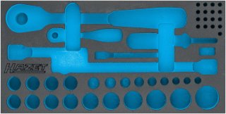 HAZET 2-Komponenten Weichschaumeinlage 163-568L ∙ L x B: 342 mm x 172 mm Bild 1