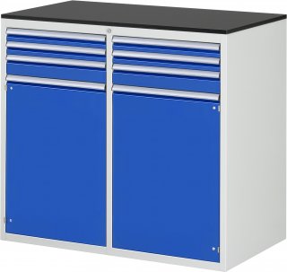 Schubladenschrank LL7.13.13 | B1145xT650xH1030mm | M-Top-22mm,6xSchublade-VA,2xTür Bild 1