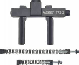 HAZET Universal Achs- und Nutmutternschlüsseleinheit Werkzeug Satz 772-2/16 ∙ 3/4 Zoll (20 mm) Vierkant hohl ∙ 16-teilig Bild 4