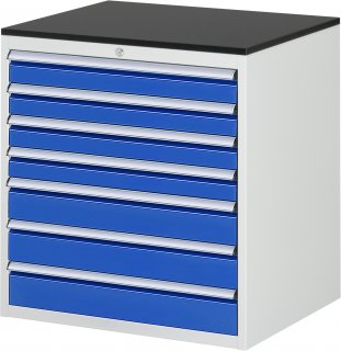 Schubladenschrank XL5.17 | B770xT650xH820mm | M-Top-22mm | 7xSchublade-VA Bild 1