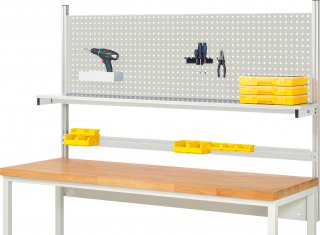 System-Aufbau - Komplettset 01 | für Produktbreite 2000 mm | RAL7035/RAL7035 Bild 1