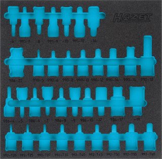 HAZET 2-Komponenten Weichschaumeinlage 163-407L ∙ L x B: 344 mm x 342 mm Bild 1