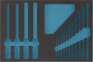 HAZET 2-Komponenten Weichschaumeinlage 163-55L ∙ L x B: 519 mm x 342 mm Bild 1