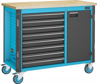 HAZET Werkbank ∙ fahrbar Assistent 179NW ∙ einzeln 179NW-8 ∙ L x B x H: 1150 mm x 600 mm x 964 mm ∙ Schubladen | flach: 8 x 81 x  Bild 11