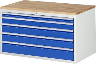 Schubladenschrank XXL3.11 | B1145xT650xH645mm | B-Top-25mm | 5xSchublade-TA Bild 1