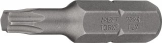 HAZET Bit 2224-T27 ∙ 5/16 Zoll (8 mm) Sechskant massiv ∙ Innen TORX® Profil ∙ SW T27 Bild 1