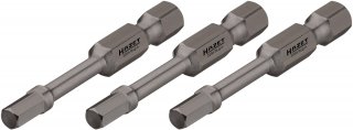 HAZET Schlag- | Maschinenschrauber Torsions-Bits 2204SLG-3/3 ∙ 1/4 Zoll (6,3 mm) Sechskant massiv ∙ Innen Sechskant Profil ∙ 3-te Bild 1