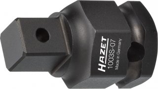 HAZET Schlag- | Maschinenschrauber Adapter 1003S-07 ∙ 24 mm Außen-Sechskant ∙ 1/2 Zoll (12,5 mm) Vierkant massiv ∙ Länge: 44 mm Bild 2