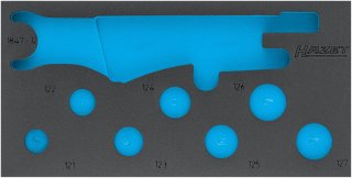 HAZET 2-Komponenten Weichschaumeinlage 163-529L ∙ L x B: 342 mm x 172 mm Bild 1