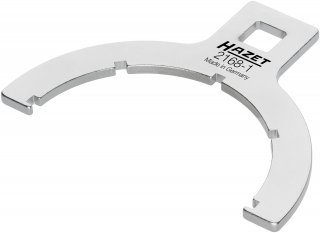 HAZET Kraftstofffilterschlüssel 2168-1 ∙ 1/2 Zoll (12,5 mm) Vierkant hohl ∙ Rillenprofil Bild 2