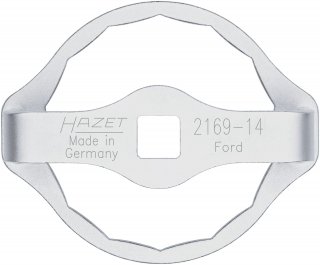 HAZET Ölfilterschlüssel 2169-14 ∙ 1/2 Zoll (12,5 mm) Vierkant hohl ∙ Außen 14-kant Profil ∙ SW 73 mm Bild 4