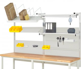 System-Aufbau - Komplettset 06 | für Produktbreite 2500 mm | RAL7035/RAL7035 Bild 1