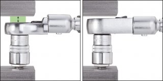 HAZET Einsteck-Umschaltknarre 6604-1 ∙ 14 x 18 mm Einsteck-Vierkant massiv ∙ 1/2 Zoll (12,5 mm) Vierkant massiv ∙ Länge: 81 mm Bild 1