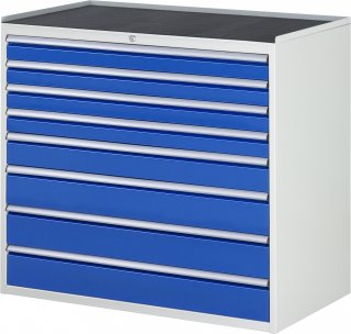 Schubladenschrank XXL7.8 | B1145xT650xH1035mm | MT-Top-25mm | 8xSchublade-VA Bild 1