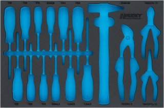 HAZET 2-Komponenten Weichschaumeinlage 163-330LN ∙ L x B: 519 mm x 342 mm Bild 1