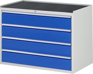 Schubladenschrank XXL5.1 | B1145xT650xH825mm | MT-Top-25mm | 4xSchublade-VA Bild 1