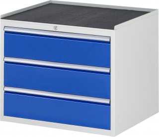 Schubladenschrank XL3.0 | B770xT650xH645mm | MT-Top-25mm | 3xSchublade-VA Bild 1