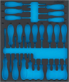 HAZET 2-Komponenten Weichschaumeinlage 163D-7LN ∙ L x B: 522 mm x 435 mm Bild 1