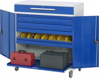 Beistellschrank Stehpult 33 | B1100xT520xH1185mm | mobil Bild 1