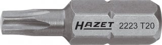 HAZET Bit 2223-T10 ∙ 1/4 Zoll (6,3 mm) Sechskant massiv ∙ Innen TORX® Profil ∙ SW T10 Bild 1