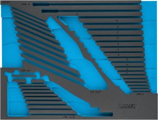 HAZET 2-Komponenten Weichschaumeinlage 163-525L ∙ L x B: 519 mm x 392 mm Bild 1