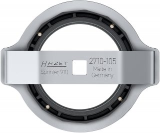 HAZET Federbein-Befestigungsmutter Werkzeug 2710-105 ∙ 1/2 Zoll (12,5 mm) Vierkant hohl ∙ Außen 16-kant Profil ∙ SW 106 mm Bild 2