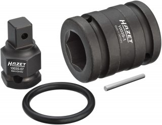 HAZET Adapter Reduzierstück 1007S-7/4 ∙ 3/4 Zoll (20 mm) Vierkant hohl ∙ 1/2 Zoll (12,5 mm) Vierkant massiv ∙ 4-teilig Bild 5