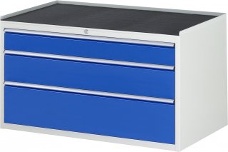 Schubladenschrank XXL3.16 | B1145xT650xH645mm | MT-Top-25mm | 3xSchublade-TA Bild 1