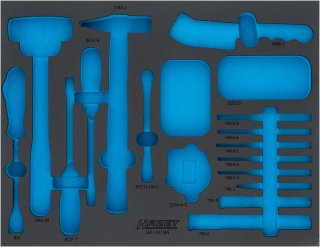 HAZET 2-Komponenten Weichschaumeinlage 163-143LN ∙ L x B: 519 mm x 392 mm Bild 1