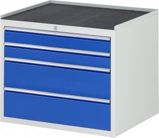 Schubladenschrank XL3.1 | B770xT650xH645mm | MT-Top-25mm | 4xSchublade-VA Bild 1