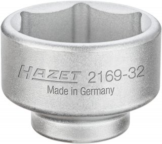 HAZET Ölfilterschlüssel 2169-32 ∙ 3/8 Zoll (10 mm) Vierkant hohl ∙ Außen Sechskant Profil ∙ SW 32 mm Bild 4