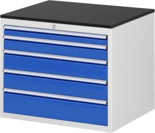 Schubladenschrank XL3.11 | B770xT650xH640mm | M-Top-22mm | 5xSchublade-VA Bild 1