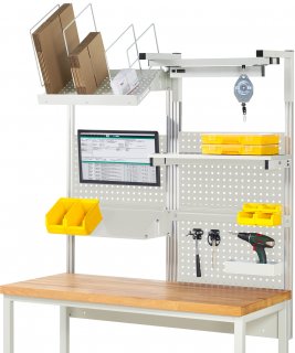 System-Aufbau - Komplettset 06 | für Produktbreite 1500 mm | RAL7035/RAL7035 Bild 1