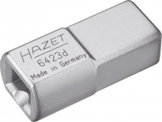 HAZET Einsteck-Adapter 6423D ∙ 14 x 18 mm Einsteck-Vierkant massiv ∙ 9 x 12 mm Einsteck-Vierkant hohl ∙ Länge: 45 mm Bild 1