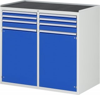 Schubladenschrank LL7.13.13 | B1145xT650xH1035mm,MT-Top-25mm,6xSchublade-VA,2xTür Bild 1