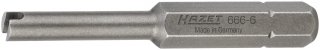 HAZET Ventil-Dreher-Bit 666-6 ∙ 1/4 Zoll (6,3 mm) Sechskant massiv Bild 1